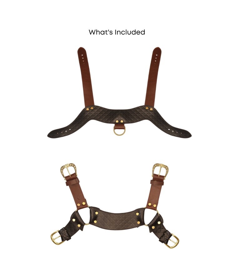 Liebe Seele The Equestrian 御馬皇家 束縛胸甲 sm束縛衣 真皮SM道具 高級sm道具