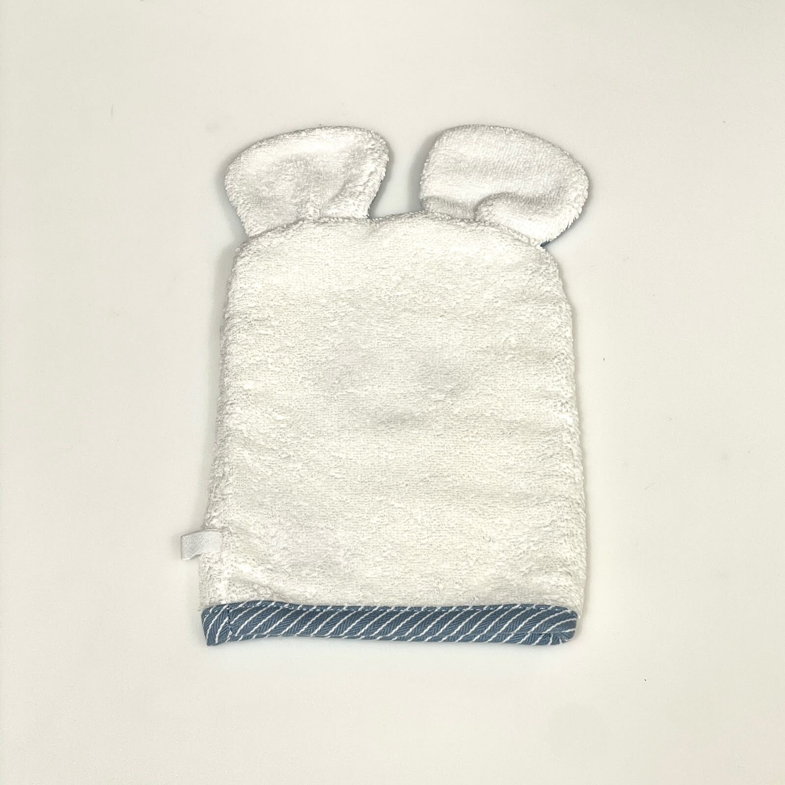 全新HERMES PASSE-PASSE 棉質兒童浴用手套 熊貓刺繡圖案 #BRAND NEW #香榭站正品