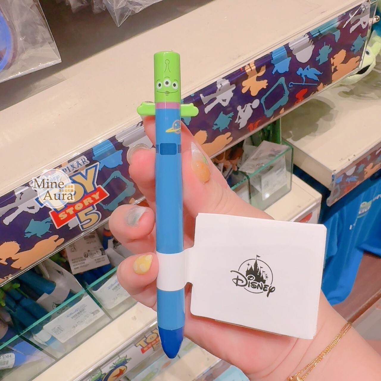 三眼怪 Alien 圖案 手手設計 造型筆 圓珠筆 玩具總動員 Toy Story -香港迪士尼樂園
