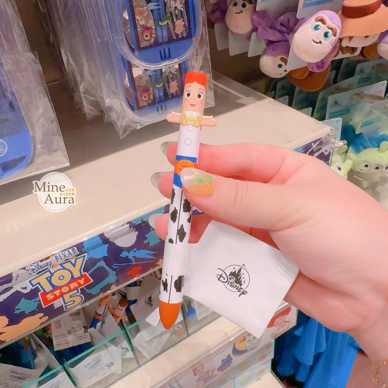 翠絲 Jessie 圖案 手手設計 造型筆 圓珠筆 玩具總動員 Toy Story -香港迪士尼樂園