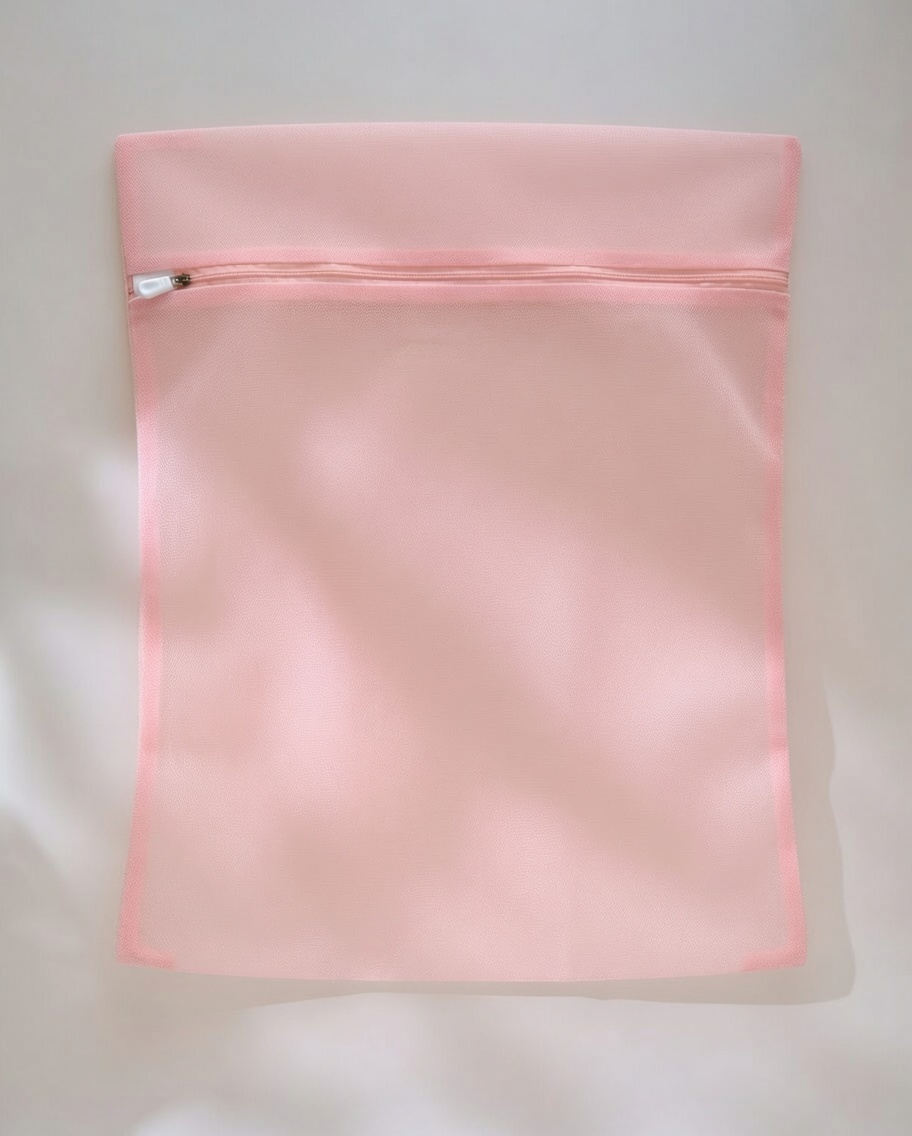 Pamycarie Pink Mesh Washing Bag