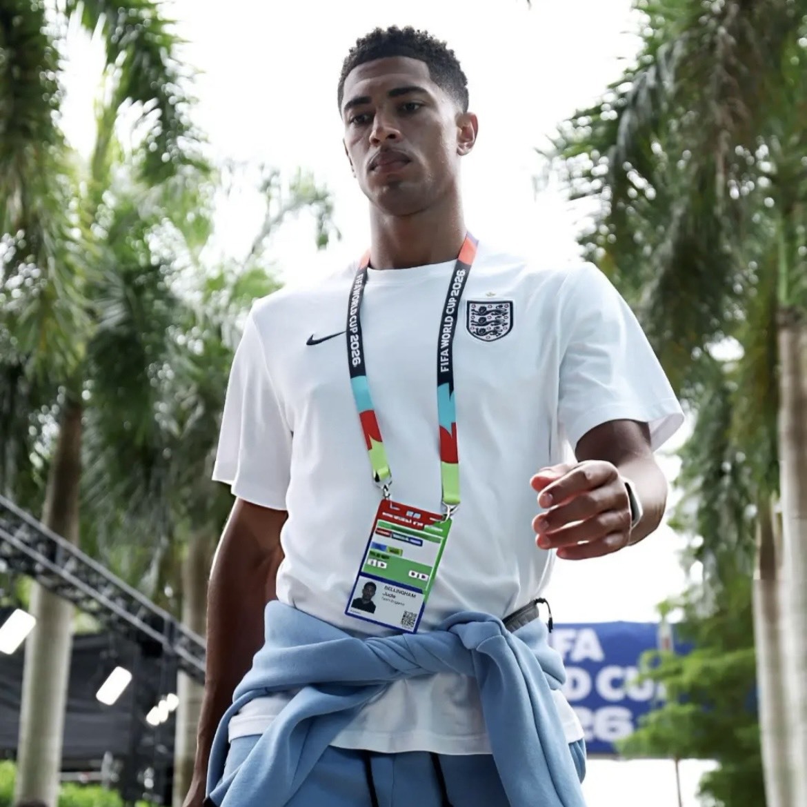【代購】Nike Dri-FIT 英格蘭球衣 世界盃 吸濕排汗透氣足球衣 貝林漢姆同款