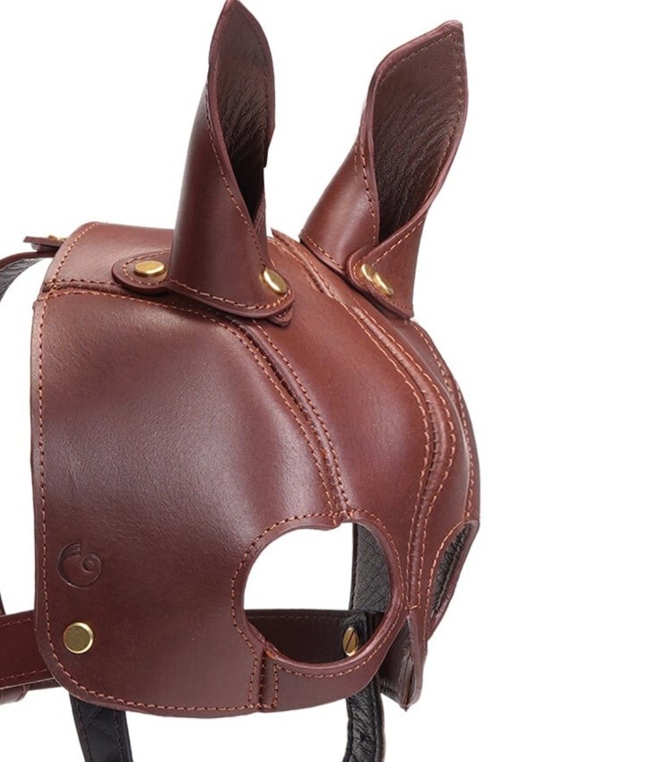 Liebe Seele The Equestrian 御馬皇家 面具 sm面罩 真皮SM道具 高級sm道具
