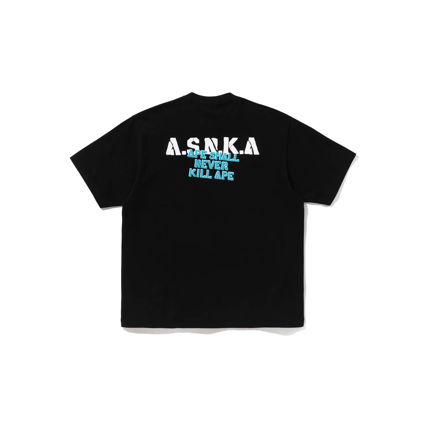 -(B3b01)-A BATHING APE STENCIL FONT APE HEAD RELAXED FIT TEE BAPE 2026 猿人頭 短T 寬鬆版-1M80110323