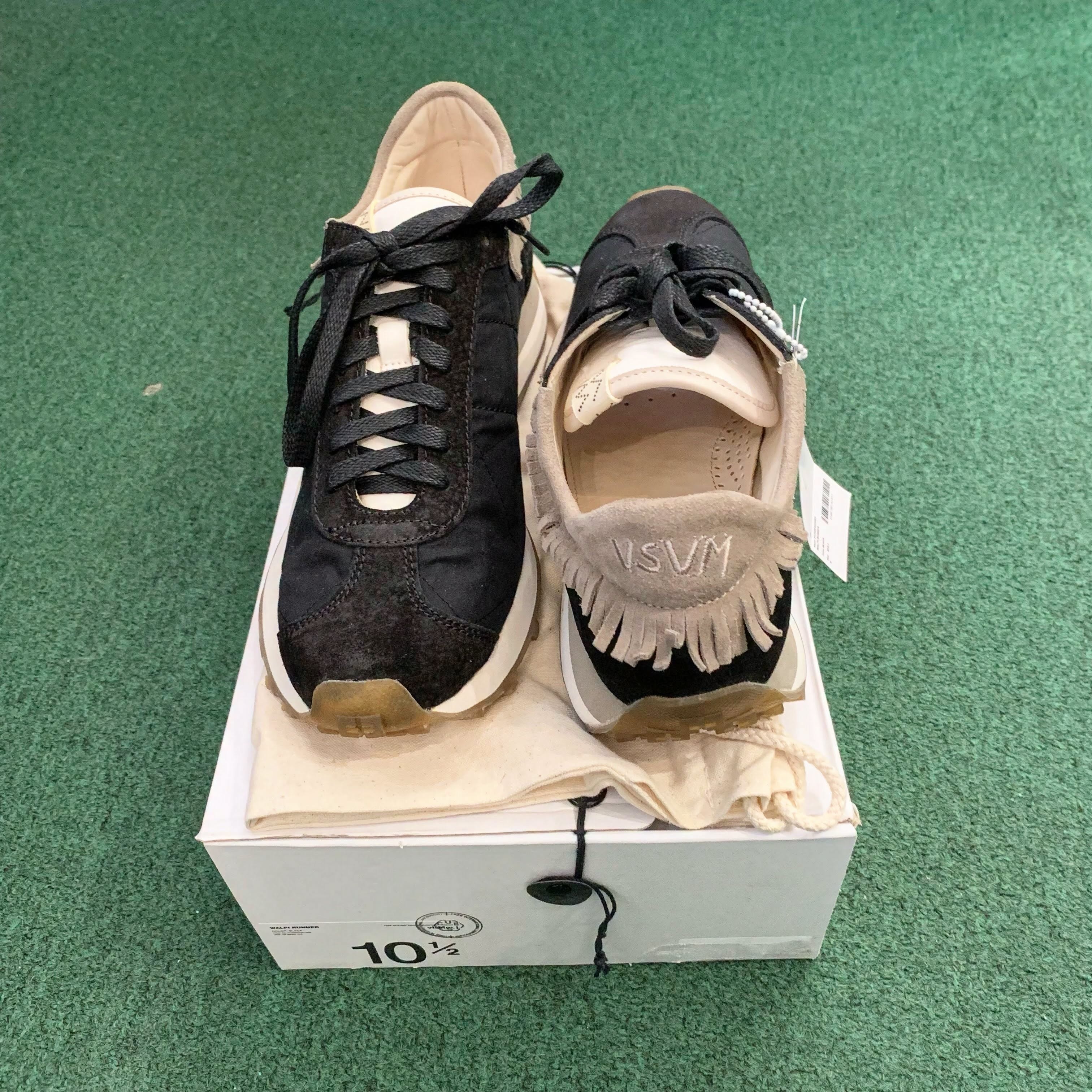 ⏱️限時優惠LIMITED TIME SALE: VISVIM WALPI RUNNER SHOES - BLACK SIZE 10.5 IN STOCK NOW (現貨發售中)