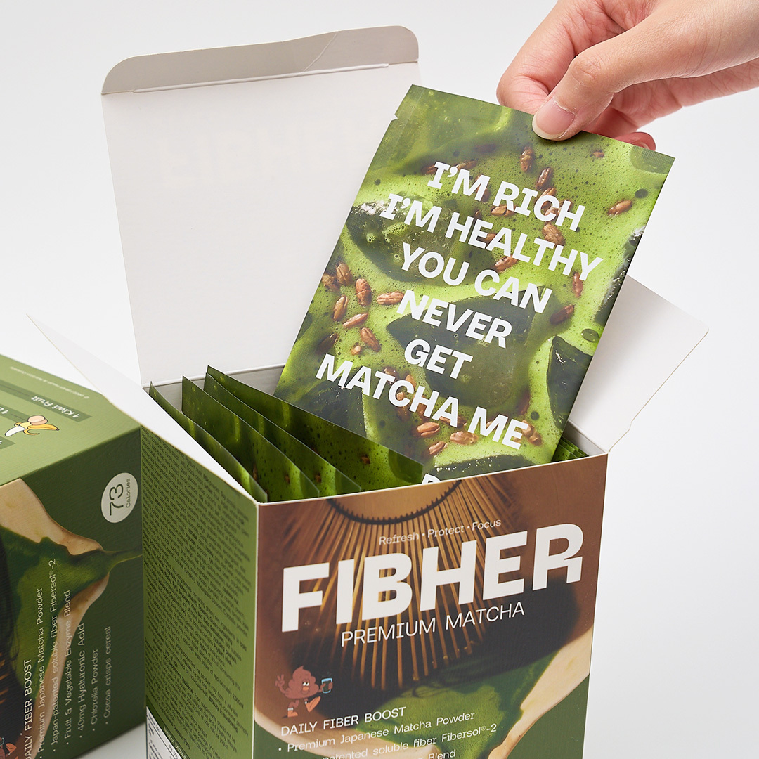 【預購】辻利 × FIBHER  纖順頂級抹茶纖維飲