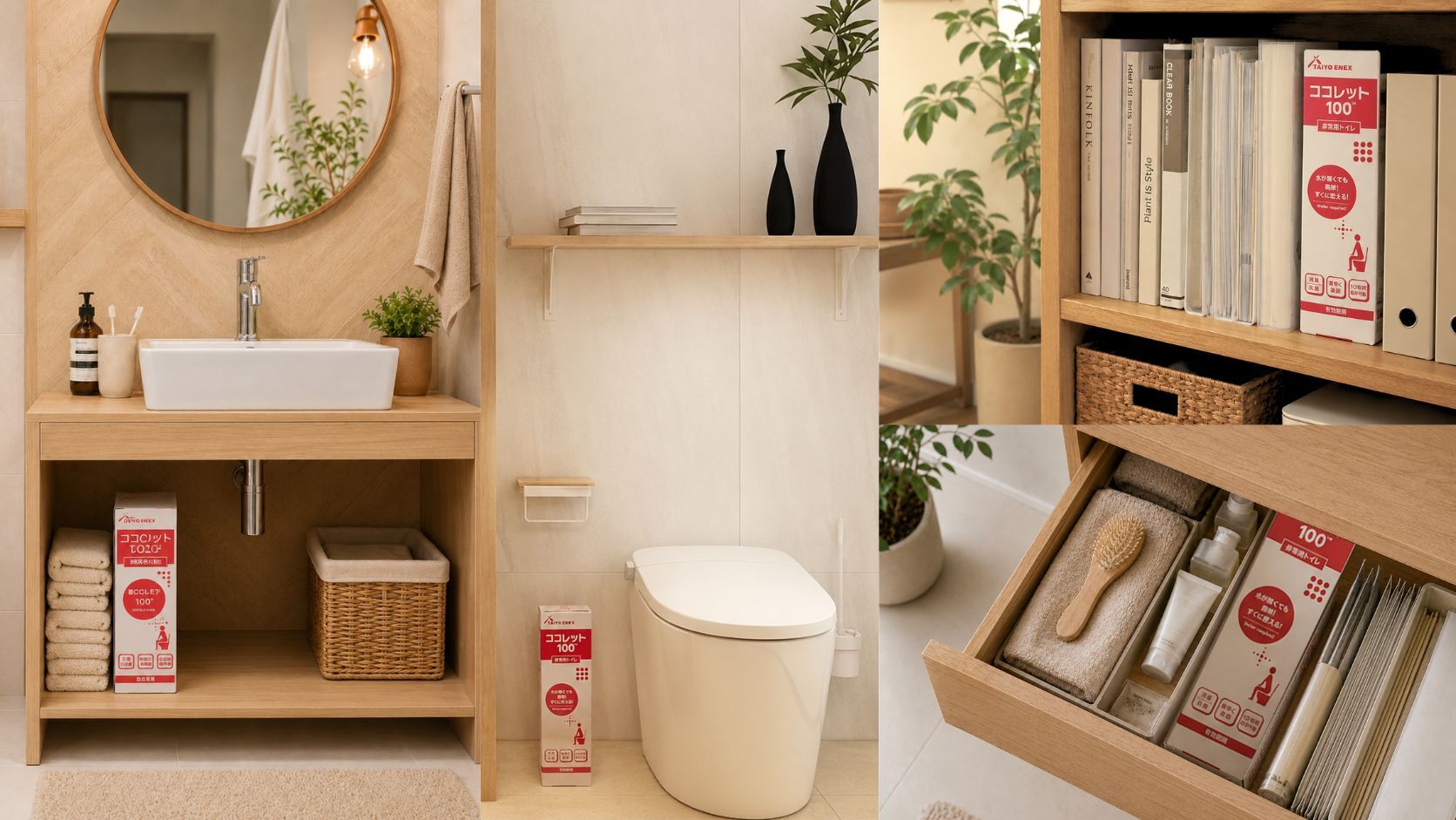 Cocolet0 將 100 次使用份量濃縮至僅 A4 大小