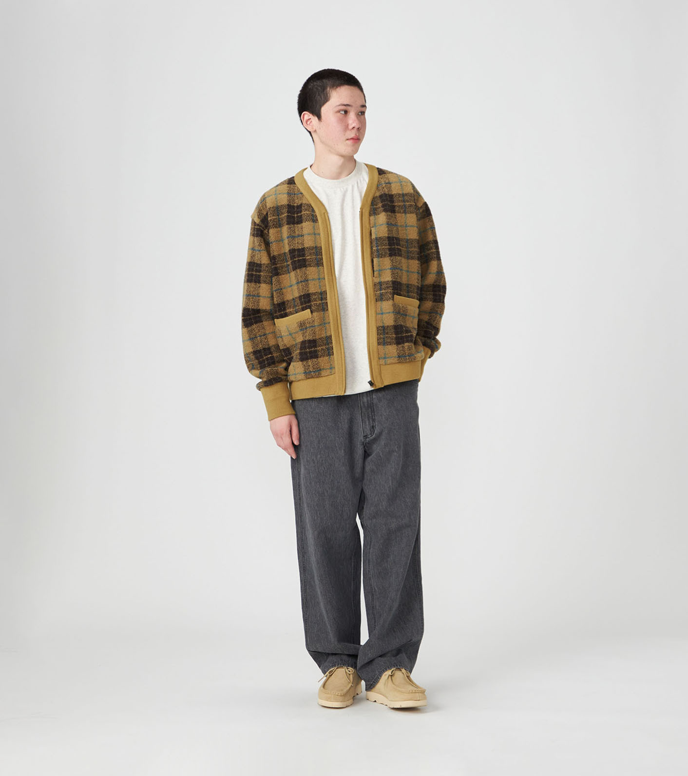 『代購商品』2026AW THE NORTH FACE Purple Label 紫標 PLAS Plaid Fleece Field Cardigan 外套 N26FA047