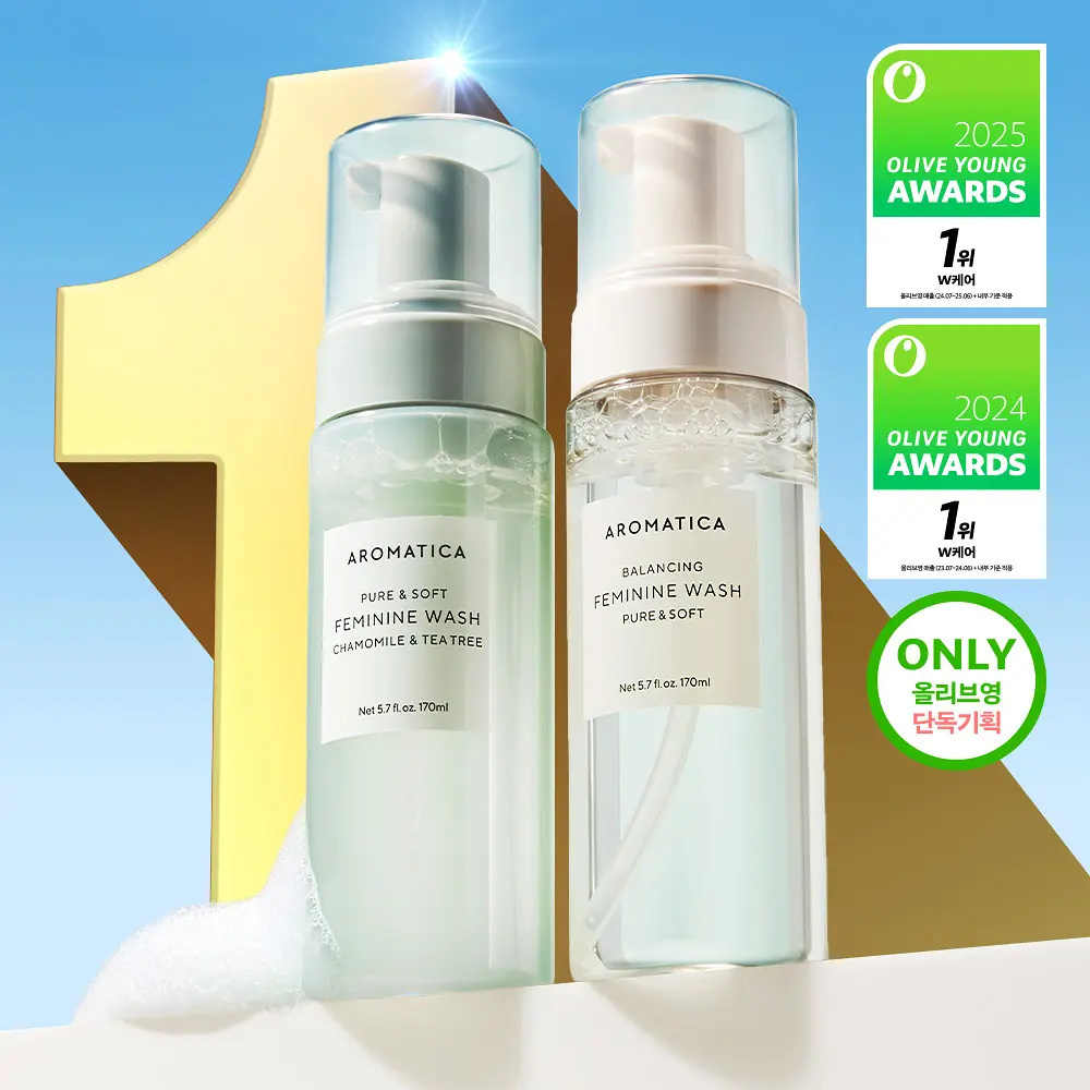 AROMATICA 蒲公英溫和蓄水私密處潔淨慕斯 170ml【3款款式】