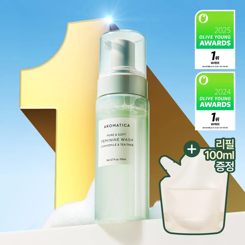 AROMATICA 蒲公英溫和蓄水私密處潔淨慕斯 170ml【3款款式】