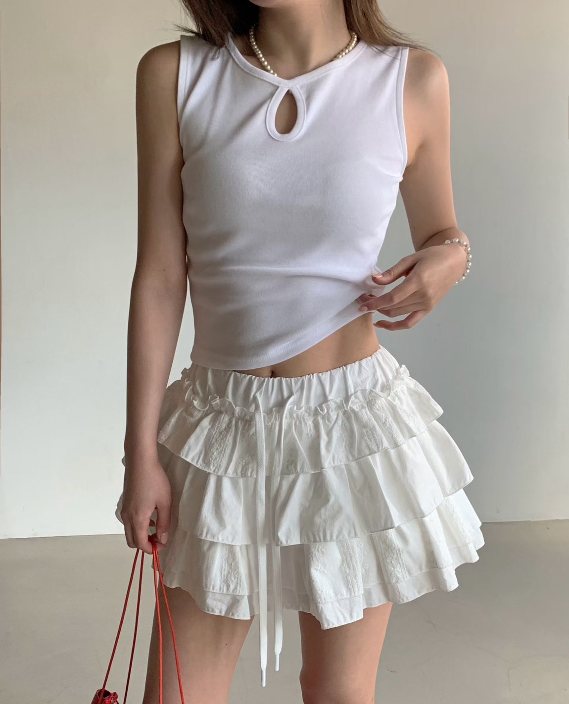 小洞棉背心