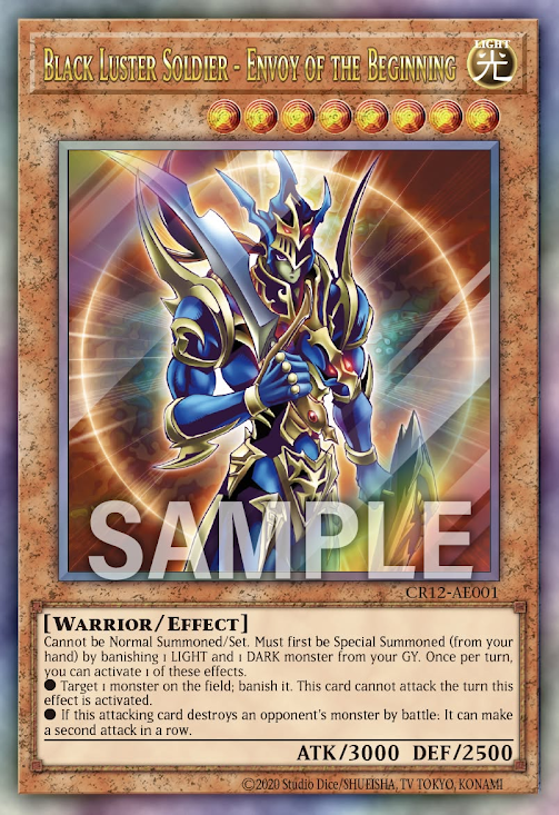 CR12-AE001 (UTR)Black Luster Soldier - Envoy of the Beginning(混沌士兵 開闢的使者)