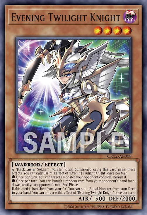 CR12-AE008 Evening Twilight Knight(宵暗的騎士)