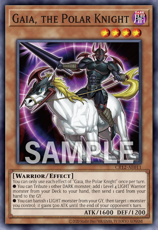 CR12-AE011 Gaia, the Polar Knight(極夜的騎士 蓋亞)