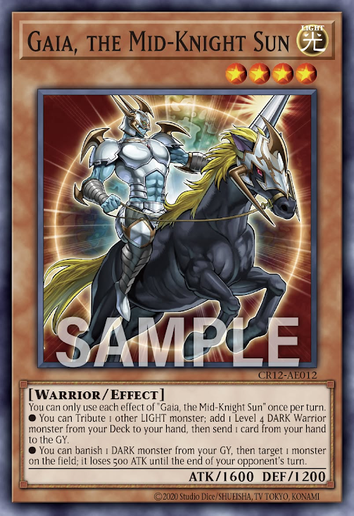 CR12-AE012 Gaia, the Mid-Knight Sun(白夜的騎士 蓋亞)