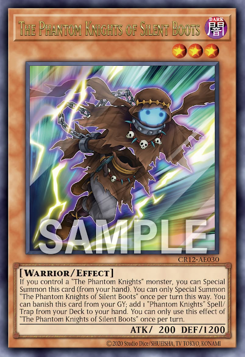 CR12-AE030 (UR/SER)The Phantom Knights of Silent Boots(幻影騎士團 無聲靴)