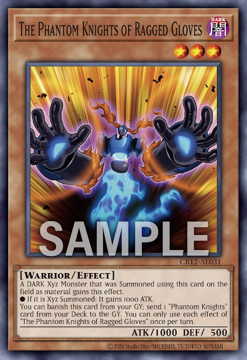 CR12-AE031 The Phantom Knights of Ragged Gloves(幻影騎士團 破手套)