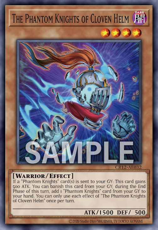 CR12-AE032 The Phantom Knights of Cloven Helm(幻影騎士團 裂頭盔)
