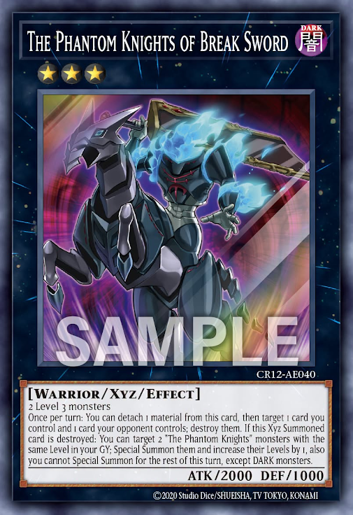 CR12-AE040 (SR)The Phantom Knights of Break Sword(幻影騎士團 斷劍)