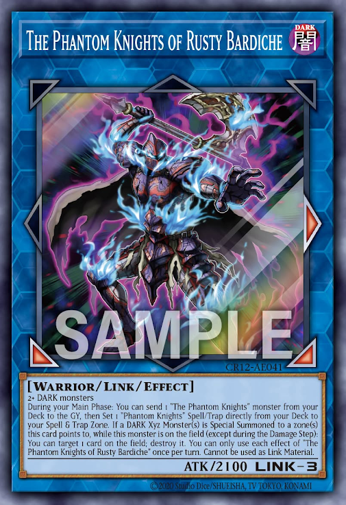 CR12-AE041 (SR)The Phantom Knights of Rusty Bardiche(幻影騎士團 鏽蝕戰斧)