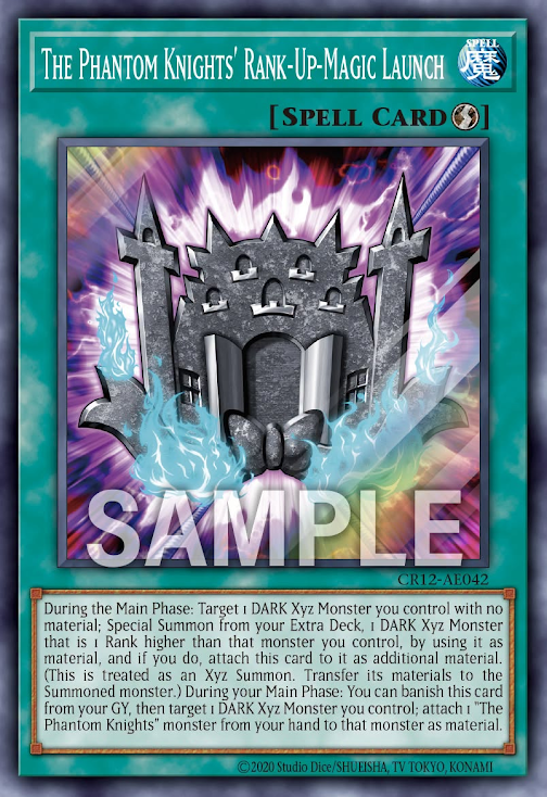 CR12-AE042 (SR/PSER)The Phantom Knights' Rank-Up-Magic Launch(RUM 幻影騎士團出擊)