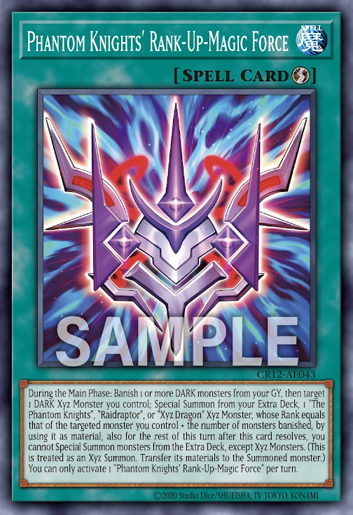 CR12-AE043 Phantom Knights' Rank-Up-Magic Force(RUM 幻影之力)