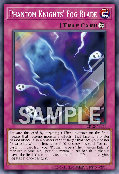CR12-AE044 (SR)Phantom Knights' Fog Blade(幻影霧劍)