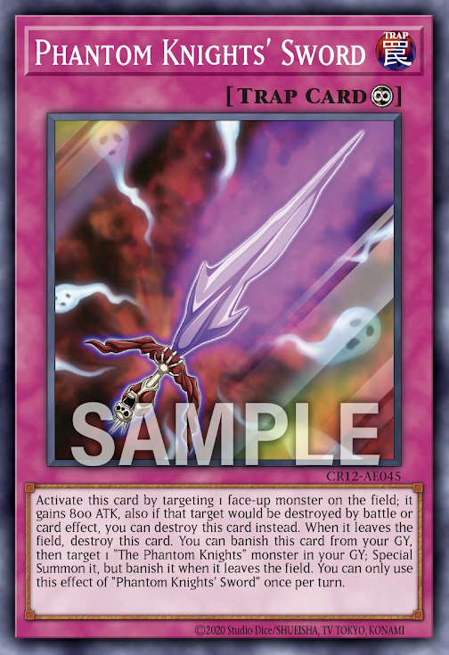 CR12-AE045 (SR)Phantom Knights' Sword(幻影劍)