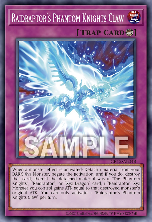 CR12-AE048 Raidraptor's Phantom Knights Claw(RR 幻影之爪)