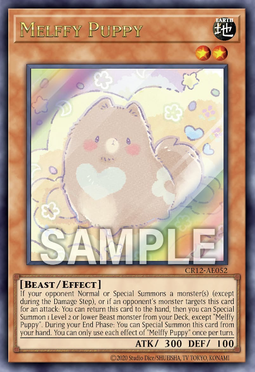 CR12-AE052 (UR/SER/PSER)Melffy Puppy(童話動物 小狗)