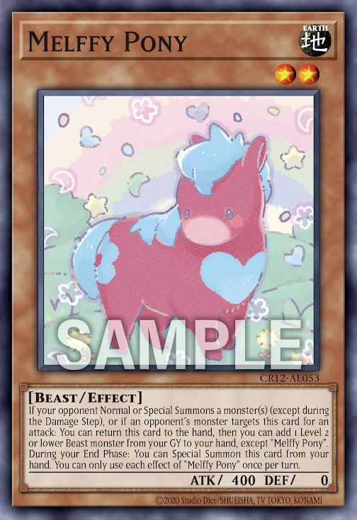 CR12-AE053 Melffy Pony(童話動物 小馬)