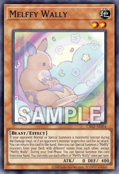 CR12-AE054 (SR)Melffy Wally(童話動物 小袋鼠)