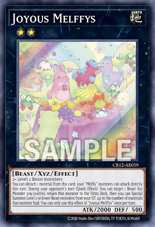 CR12-AE059 (SR)Joyous Melffys(興奮童話動物)
