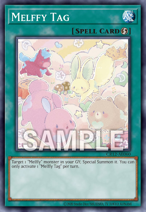 CR12-AE060 Melffy Tag(童話動物嬉戲)