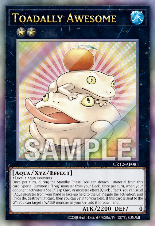 CR12-AE085 (UTR/PSER)Toadally Awesome(餅蛙)