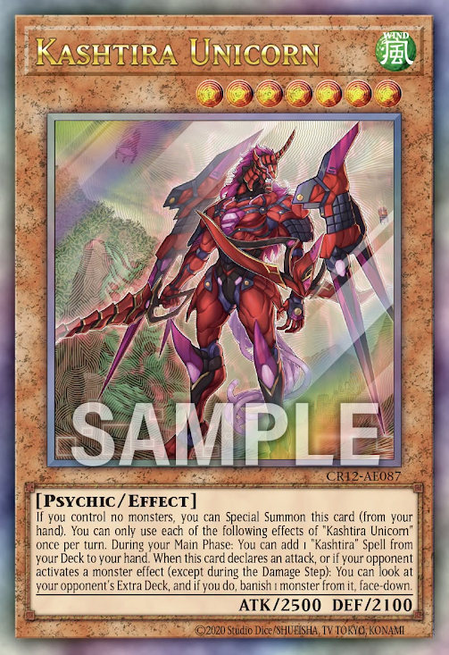 CR12-AE087 (UTR)Kashtira Unicorn(六世壞 獨角獸)