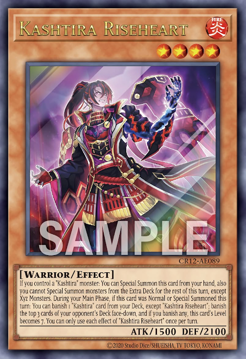 CR12-AE089 (UR/SER)Kashtira Riseheart(六世壞 萊斯哈特)
