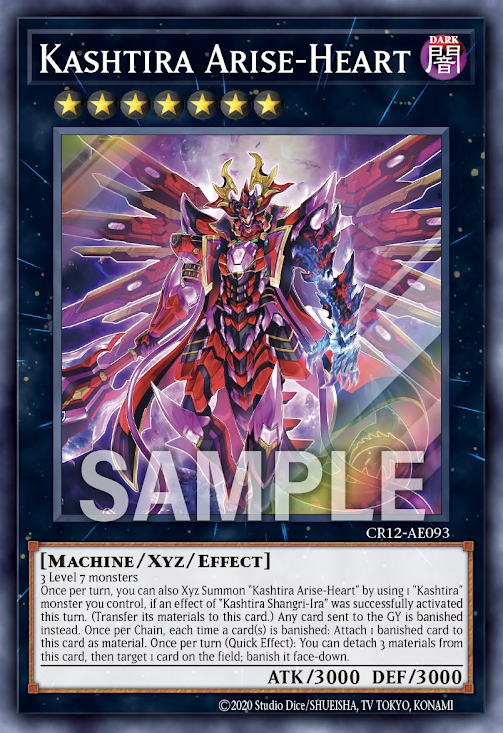 CR12-AE093 (SR/PSER)Kashtira Arise-Heart(六世壞 阿萊斯哈特)