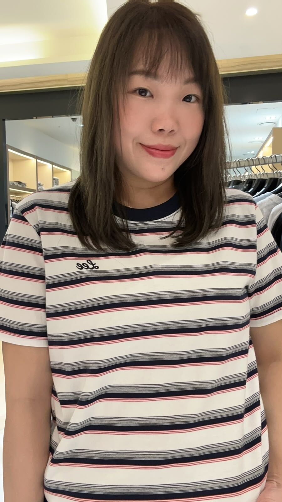 韓國代購 Lee 簡約條紋TOP LE2602ST70NA