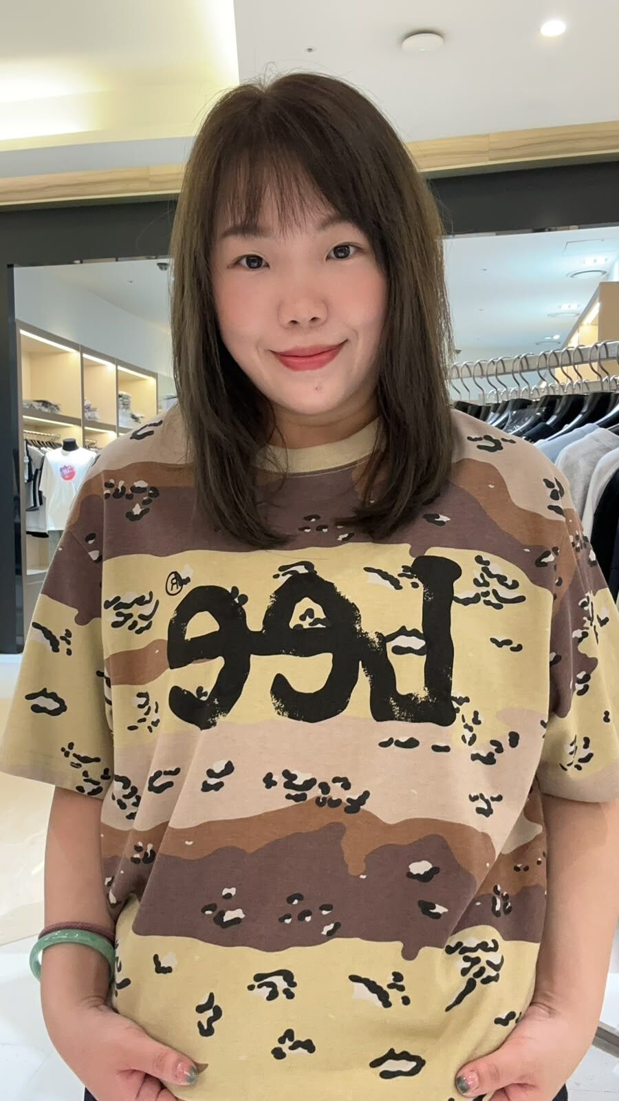 韓國代購 Lee 男女同款迷彩TOP LE2602ST40