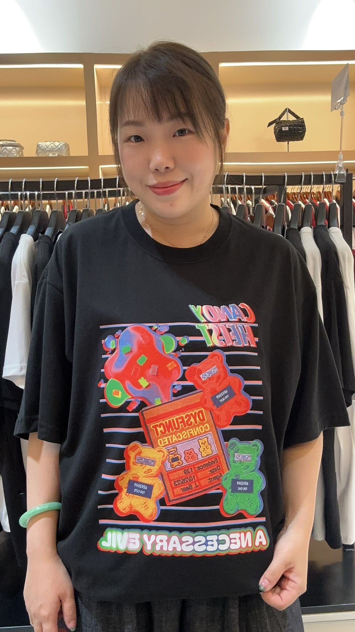 韓國代購 棒棒糖 男女同款 HEIST JELLY BEARS T-SHIRT