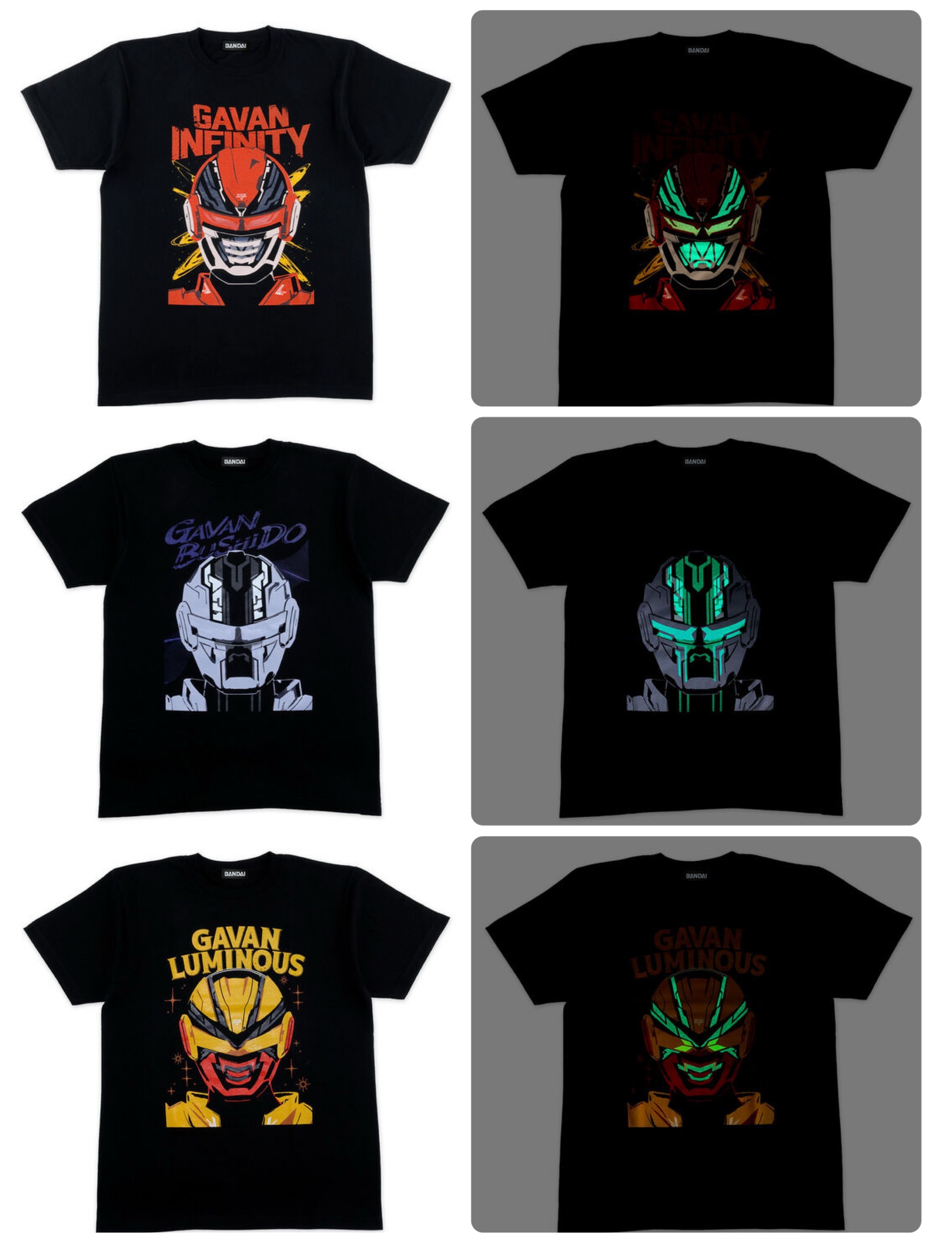 253956 Pbandai 預訂 2026/8月 超宇宙刑事 ギャバン インフィニティ　光る！Tシャツ
