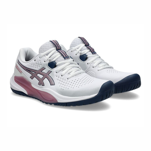 Asics 亞瑟士 GEL-Challenger 15 1042A294-105 女 網球鞋 抗扭 硬土 白 粉紫