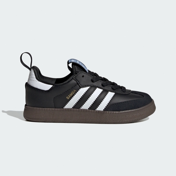 Adidas 愛迪達 Samba Quickon K KK2178 中童 休閒鞋 復古 流行 黑 好穿脫