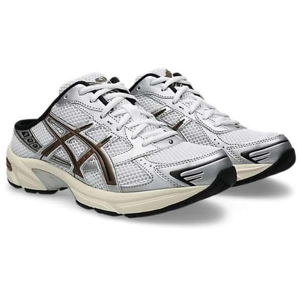 Asics 亞瑟士 GEL-1130 Mule 1203B048-101 男女 休閒鞋 穆勒鞋 復古 流行 白銀 棕