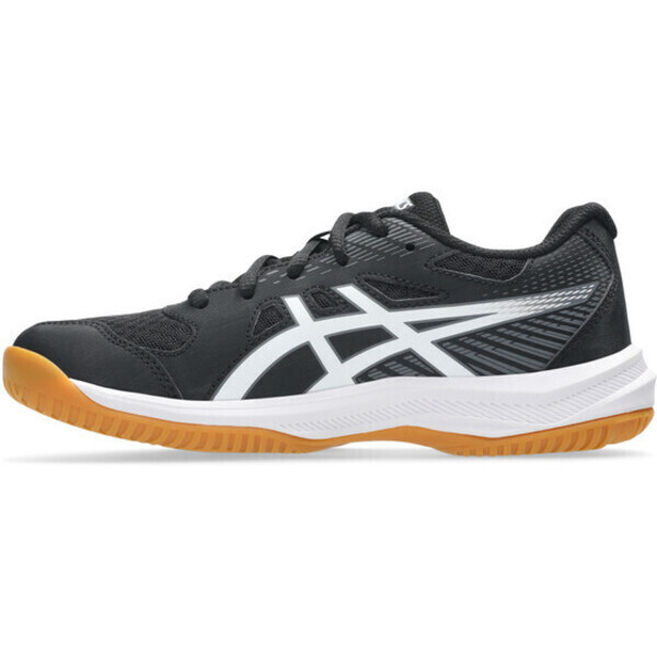 Asics 亞瑟士 Upcourt 6 GS 1074A045-001 大童 排球鞋 羽球鞋 包覆 回彈 黑