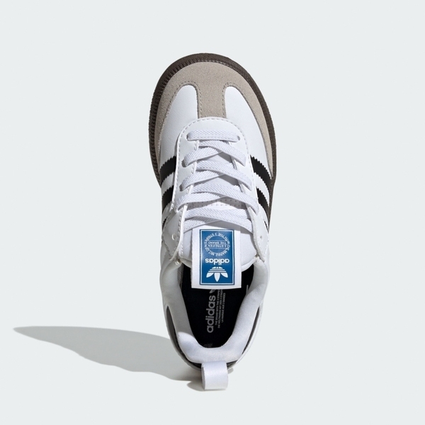 Adidas 愛迪達 Samba Quickon K KI1579 中童 休閒鞋 復古 流行 白黑 好穿脫