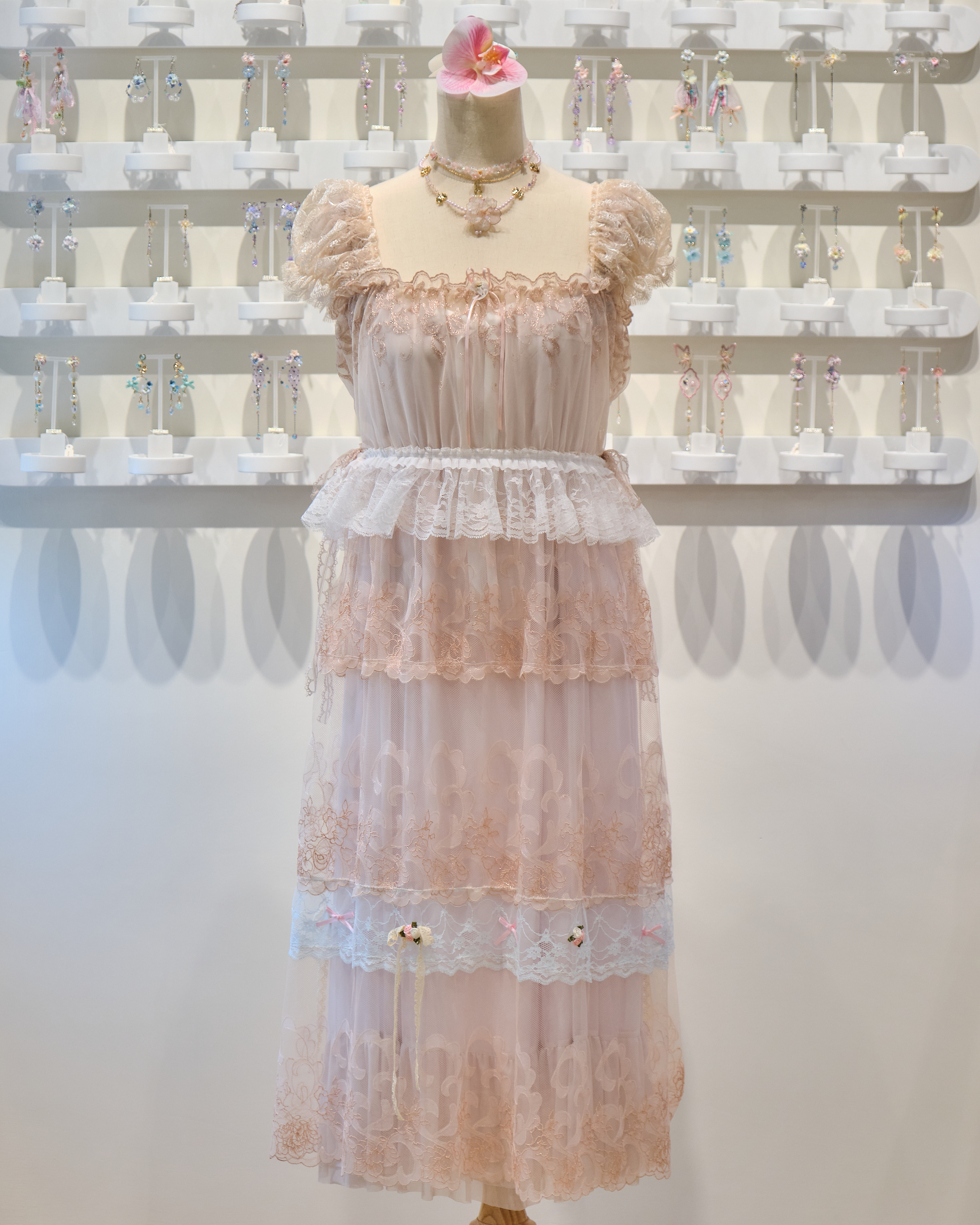 13889 New French Square-Neck Dream Sheer Cover