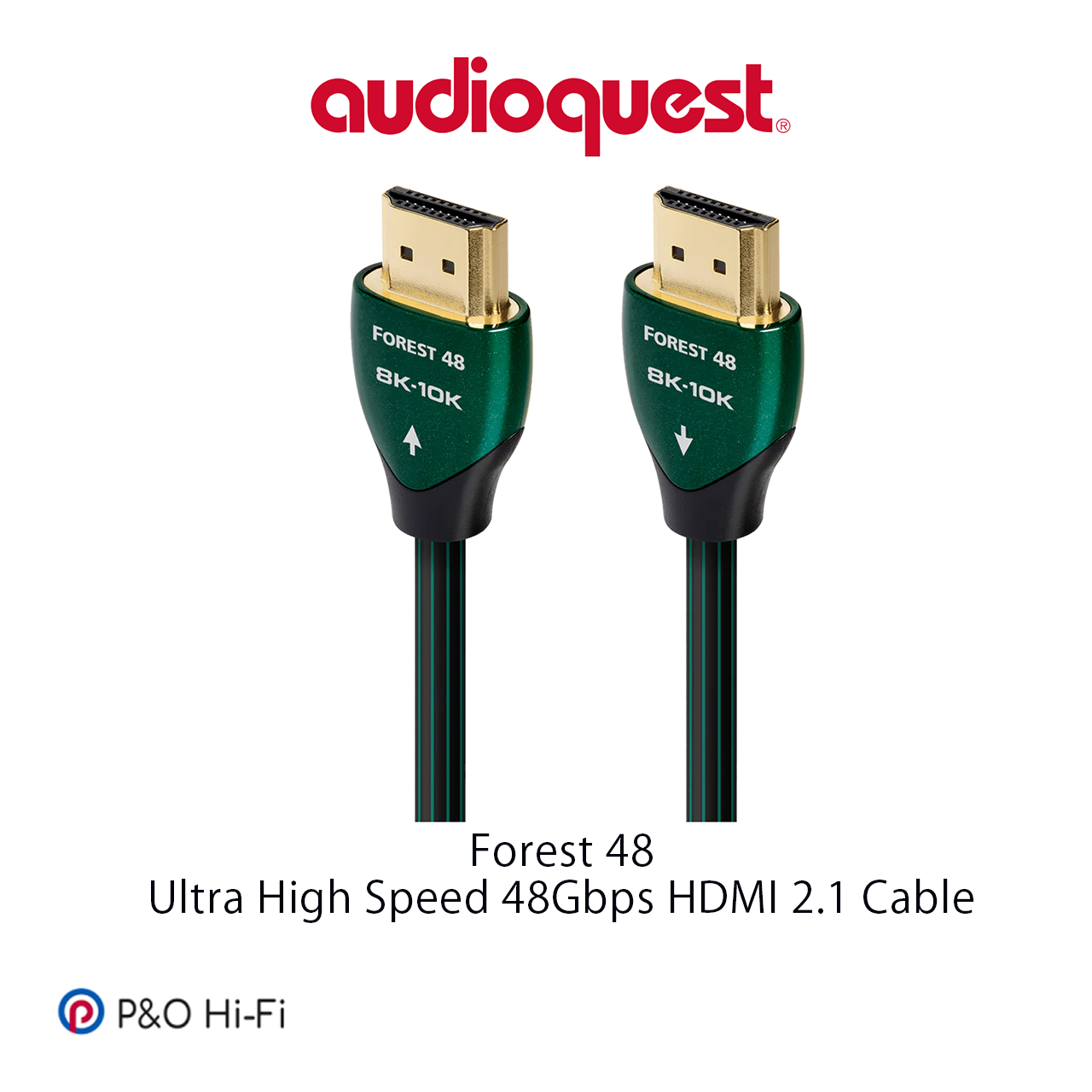 AudioQuest FOREST 48 (森林 48) 48Gbps 8K-10K 鍍銀發燒級 HDMI 訊號線