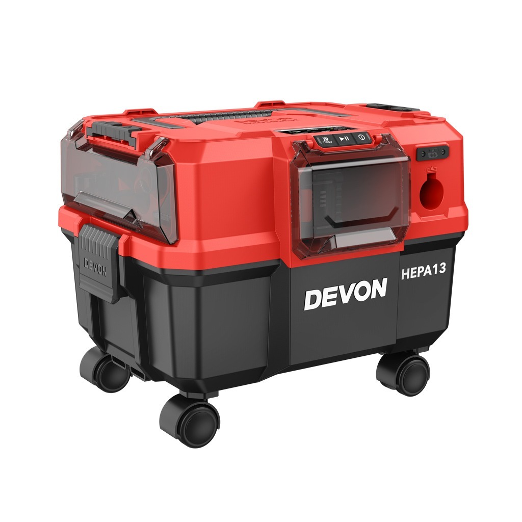 大有DEVON｜4718 鋰電無刷乾/濕兩用吸塵器 17000Pa